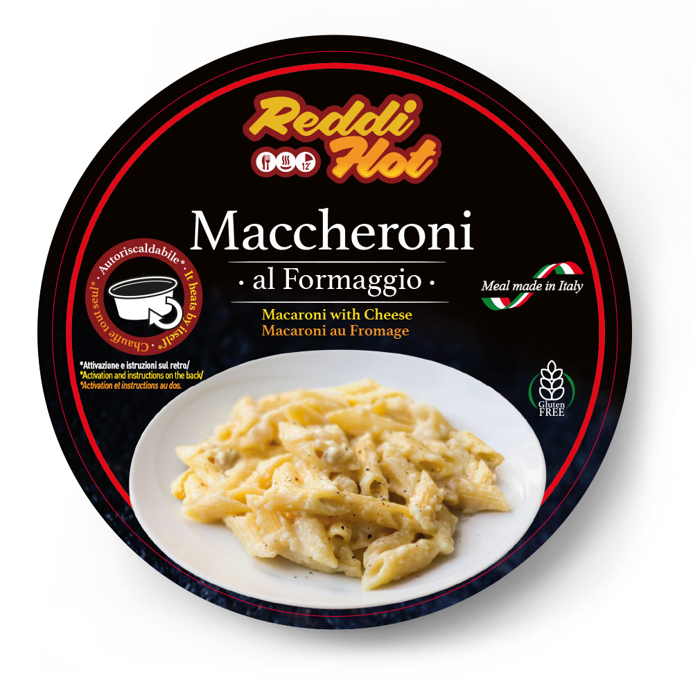 Maccheroni al formaggio autoriscaldanti - Joni FoodTech ...